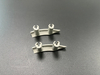 Suportes de fixação de plástico moldados com inserção personalizada com inserções de rosca de metal