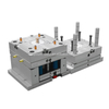 Moldagem de plástico Hot Runner Base Base Difusor PC 1+1 Cavidades