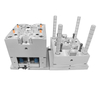 1+2 molde de plástico de injeção de cavidade para lente abs/pp/pp pps+40%gf com acabamento polido