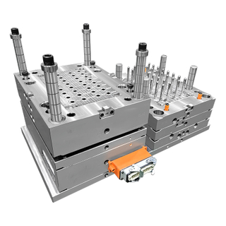 Molde de injeção de molde CNC para plástico macio agulha curta PA6 PC PC Material
