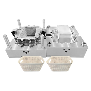1*16 molde de injeção de molde CNC para cesta de plástico PP PA6 Material reciclado HIPS