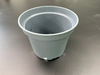 Vaso de flores para plantador de jardim em PP cinza fosco com molde de injeção durável