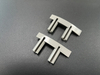 Suportes de fixação de plástico moldados com inserção personalizada com inserções de rosca de metal