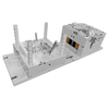 Molde de injeção de fábrica direta para lente PA/PA66 Hot Runner Cold Runner com acabamento polido
