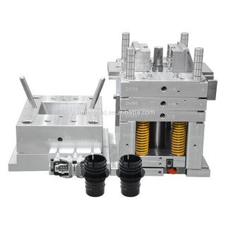 1*1 cavidade material abs ponta única bico quente h13 HRC48-52 aço SPI-B3 molde textura plástico conector rosqueado fabricante de molde direto