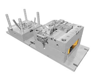  Molde de injeção para fabricante de moldes para TPU PA6 PE PC Material 1+1 cavidade