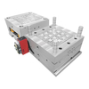 1*16 molde de injeção de molde CNC para PP+30% de enchimento de fibra PA6 Material reciclado HIPS