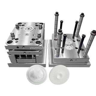ISO13485 injeção de molde de molde de plástico tampas de plástico sobre molde tpu 1+1cavity p20 material