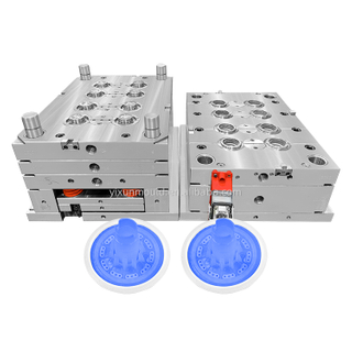 1+8 molde de plástico de injeção de cavidade para várias peças Cap Runner HDPE Material HDPE