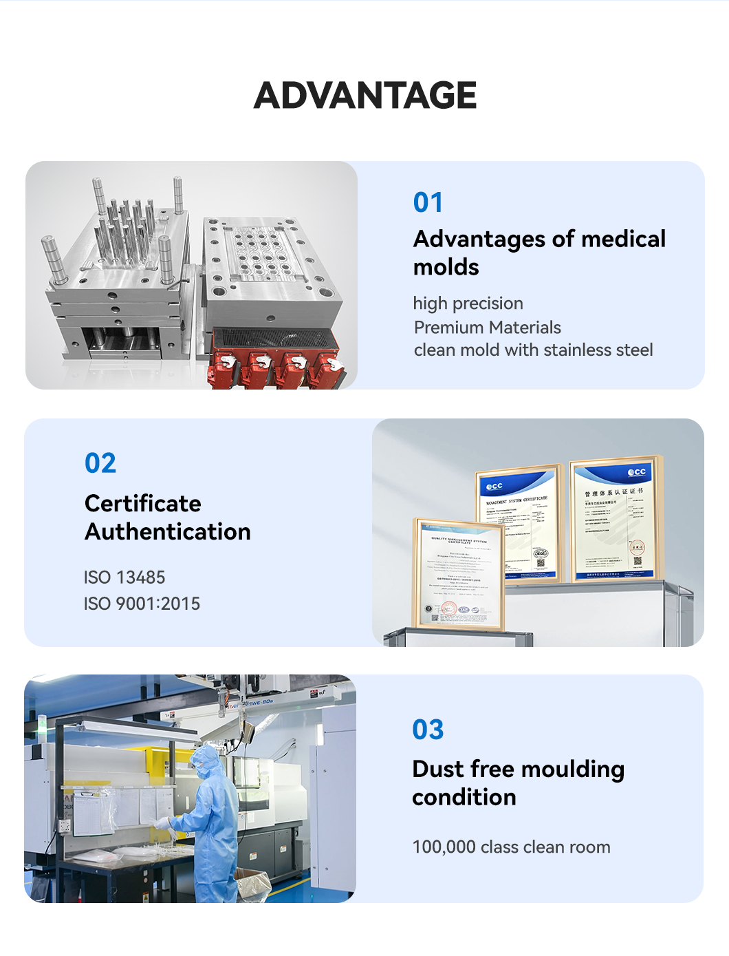 molde de pl&aacute;stico m&eacute;dico