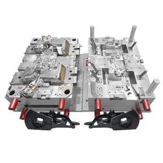 1+1 injeção de cavidade molde de plástico componentes plásticos de corredor quente para indústria automotiva pp+gf40% material