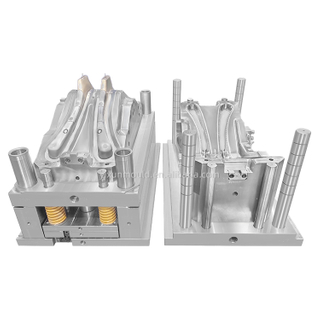 Componentes plásticos injeção de molde de plástico fábrica 1+1 cavidade com material para PC