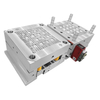 1*16 molde de injeção de molde CNC para PP+30% de enchimento de fibra PA6 Material reciclado HIPS