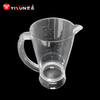 Jarro de medição de plástico de alta clareza: ferramenta de precisão para laboratório e cozinha