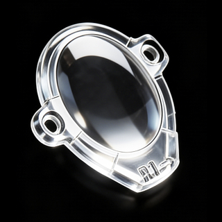 Matriz de lentes ópticas PMMA LED TIR de moldagem de alta precisão Óptica secundária cristalina