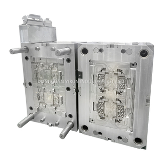 Molde de injeção CNC corredor frio com acabamento polido POM PA6+ 30GF Material