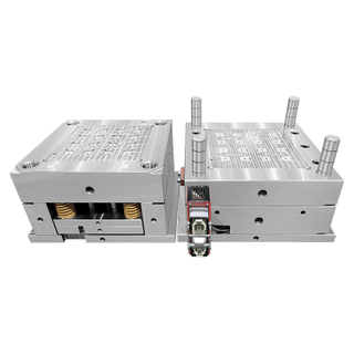 1*16 molde de injeção de molde CNC para PP+30% de enchimento de fibra PA6 Material reciclado HIPS