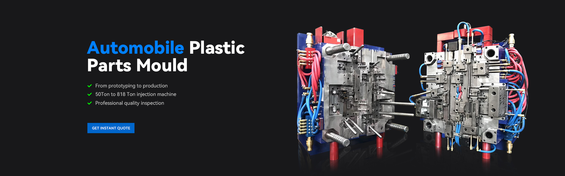 Molde de peças de plástico automóvel 
