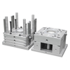 Moldagem de plástico 2K Campa de recipiente de molde PC ABS 1+1 Cavidades Fabricante de molduras