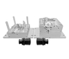 Molde de injeção de molde CNC para tpu pa6 pe pc material 1+1 cavidade
