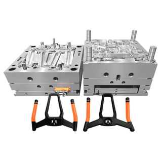 1*2 molde de plástico de injeção de cavidade para alça automotiva PA6 +GF15%