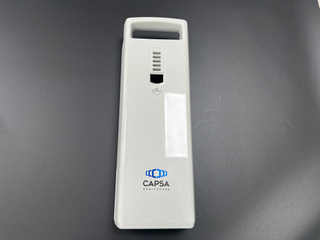 Gabinete de dispositivo médico moldado por injeção de precisão para moldagem assistida por gás