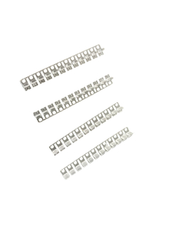 A injeção feita sob encomenda da elevada precisão moldou o bloco de terminais material de 1*4 PMMA