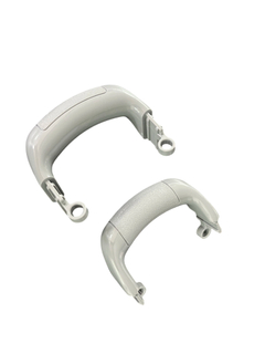 Alças moldadas assistidas de plástico com cavidade 1*2 moldada por injeção personalizada com vários acabamentos e texturas material PC+ABS