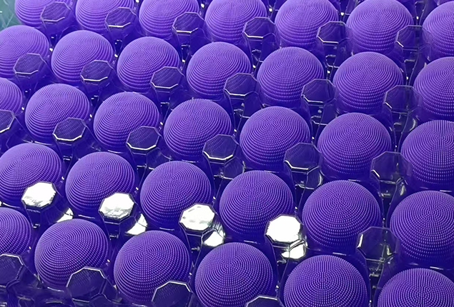 Peças de silício e borracha