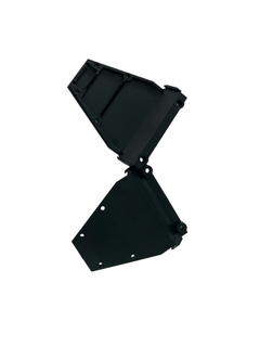Controle de dimensão estável 2 + 1 + 1 porta submarina de cavidade para moldagem por injeção de plástico com suporte de montagem ABS personalizado de grande sprue