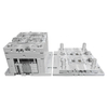 Molde de painel de interruptor de plástico de cavidade 1 * 4 Material de PC Grande Sprue Horn Gate Mold Runner 1.2083ESR HRC48-52 Ferramentas de placa de cobertura de interruptor de alto brilho de cavidade de aço de molde