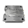 Molde industrial de cavidade 1*2 PP TPE ponto de 2 pinos 1.2344 HRC48-52 textura de aço VDI 24# injeta molde de plástico 