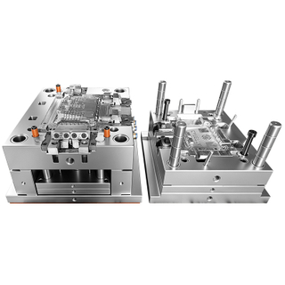 1*1 molde de núcleo da cavidade VDI-27 acabamento polido PA6+30GF Material Pin Point Gate 738 HRC30-35 P20 HRC28-38 Plástico personalizado de aço Husing Parte Shell Plastics Molding And Tooling