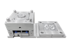 1*1 cavidade material pc grande portão sub portão injeção HRC37-43 aço vdi27 acabamento molde anel sem aro molde de plástico