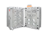 1*8 cavidade abs material 2083esr HRC48-52 molde de aço polido molde de placa frontal universal