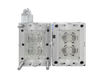 1*4 pom corredor quente 4 pontos portão s7 HRC54-56 molde de aço vdi24 acabamento do molde iso9001 molde de peça industrial de plástico 