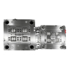Molde de portão submarino de material 1*4 peças, 1.2083esr HRC50-52, molde de núcleo acabado em aço, moldagem de cobertura de placa de retenção dupla