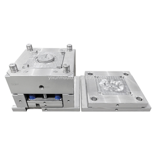 1*1 cavidade material pc grande portão sub portão injeção HRC37-43 aço vdi27 acabamento molde anel sem aro molde de plástico