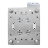 1*4 cavidade pom material corredor quente 2344 HRC48-52 molde de aço SPI-B2 acabamento cavidade e núcleo duplo verme molde personalizado