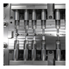 1*8 cavidade PP material grande porta submarina S136 HRC48-52 aço polido cavidade t-cilindro ferramental molde