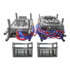 Fábrica de molde direto 1*2 PP Hot Runner H13 HRC48-52 Molde de aço VDI27 Acabamento de molde Molde de injeção de cesta de plástico 