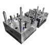 1 + 1 Cavidade PA66 + 30GF Porta Pin-point 1.2344 HRC48-52 Aço VDI27-30 Acabamento de superfície Moldes industriais Moldagem por injeção de tampa de recipiente de plástico superior