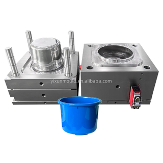 Molde de superfície de barril liso, molde alto 738H HRC35-40, balde de aço PP 12L sem molde de alças