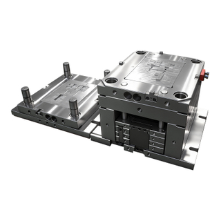 2 + 1 cavidade PC grande porta de chifre de sprue 1.2083ESR HRC48-52 molde de aço espelho polonês núcleo do molde painéis de interruptor elétrico ou molde de painel decorativo