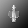 Pa12 1*4 porta lateral direta 1.2083esr HRC48-52 molde deslizante de aço SPI-A3 e molde médico parcial do conector médico VDI-18