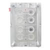 1*8 cavidade abs material 2083esr HRC48-52 molde de aço polido molde de placa frontal universal