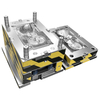 1 + 1 cavidade material abs grande chifre de sprue 738h HRC35-40 molde de aço vdi 24 molde acabamento carregador base molde de injeção 