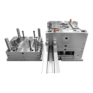 1*2 abs + material de proteção uv grande corredor de molde de sprue 2344 HRC48-52 molde de aço polonês núcleo e cavidade molde de concha de plástico