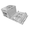 1*4 cavidade pc habitação tomada painel interruptor placa grande sprue chifre portão molde 1.2083esr HRC48-52 núcleo de aço apedrejamento acabamento molde