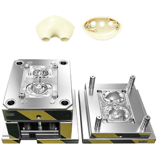1*2 cavidade de grau médico abs grande molde de portão submarino 738h HRC35-40 aço vdi 24 acabamento caixa de laser molde de injeção de plástico